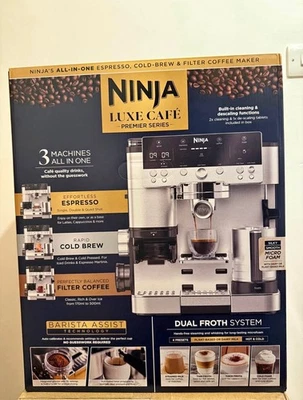 Ninja Luxe Café Premier Espresso Machine ES601UK New Sealed - Image 1 of 3