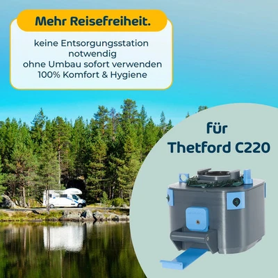 Neuwertige Loobuddy Kassettentoilette chemiefrei Ersatz für thetford C220 - Bild 1 von 4