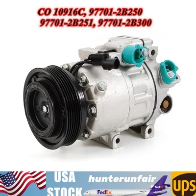 AC A/C Air Conditioner Compressor&Clutch Fit For KIA Sorento 3.5L 2011 2012 2013 - Image 1 of 4