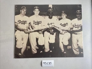 Brooklyn Dodgers Jackie Robinson Major League Baseball MLB Photo 77C37 - Picture 1 of 3