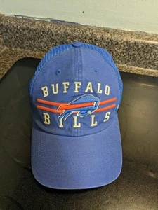 '47 Brand Buffalo Bills NFL Snapback Hat Cap Blue Mesh Adjustable - Picture 1 of 3
