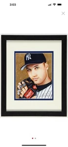"Derek Jeter" Yankees Custom Framed Lithograph Signed by Anthony Douglas (PA) - Bild 1 von 2