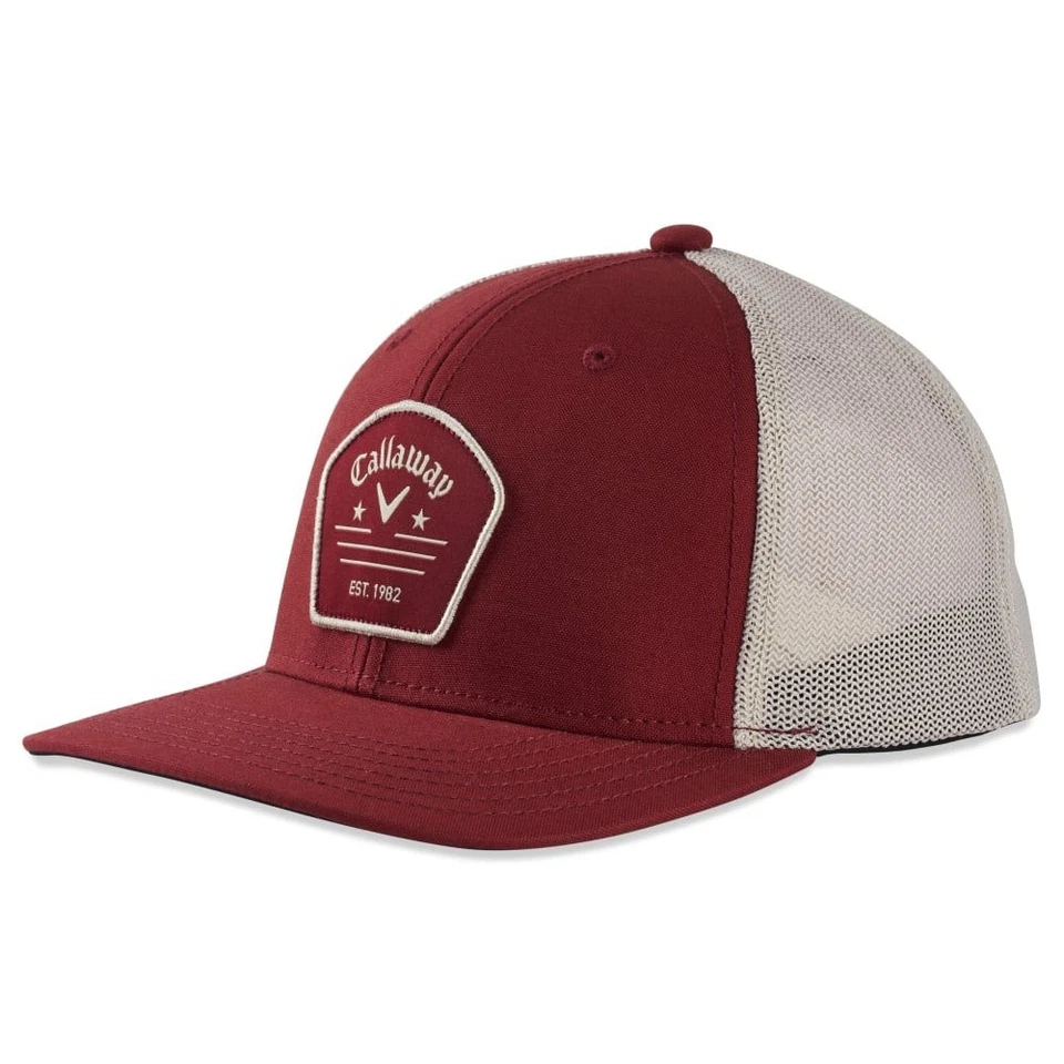 Gorra Callaway Trucker '22 roja oscura ajustable Foto 1 de 1