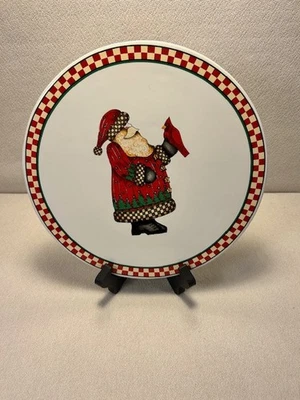 Debbie Mumm“Magic of Santa”铆钉板樱花瓷器 — 第 1/4 张图片