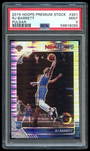 NBA Hoops Premium Stock Pulsar #201 2019-20 RJ Barrett PSA 9 como nuevo novato radiocontrol - Imagen 1 de 2