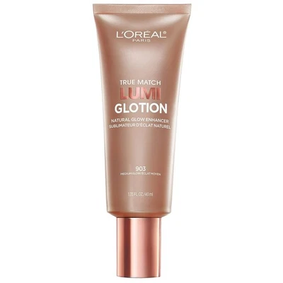 L'Oréal Paris True Match Lumi Glotion 903 Medium Glow Enhancer .33 oz mini NEW - Image 1 of 4
