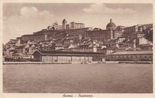 cartolina Ancona panorama vg 1949