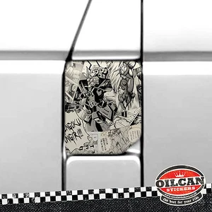 transporter T4 fuel flap wrap manga comic stickerbomb oilcan original  - Picture 1 of 2