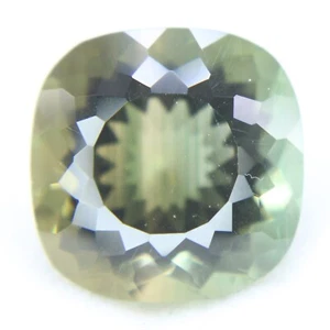 12.50 Ct Cushion Cut Green Certified Loose Gemstones Natural Demantoid Garnet - Picture 1 of 4