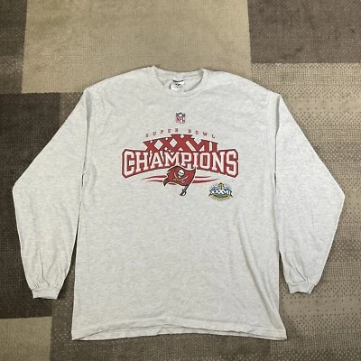 Camiseta manga larga hombre XL Super Bowl Champions XXXVII 2003 Tampa Bay Buccaneers Foto 1 de 4
