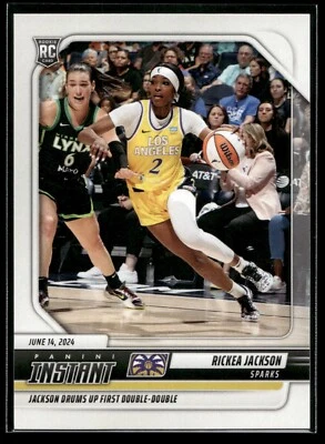 2024 Panini Instant WNBA Rickea Jackson ROOKIE CARD 1/78 SP Sparks #70 RC - Image 1 of 2