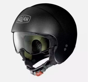 SIZE XXXL 65-66 CM 2022 NOLAN N21 OPEN FACE CRASH HELMET CLASSIC MATT BLACK - Picture 1 of 1