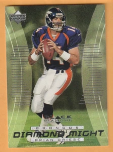 Brian Griese Denver Broncos 1999 Black Diamond Might Michigan Wolverines - Picture 1 of 2