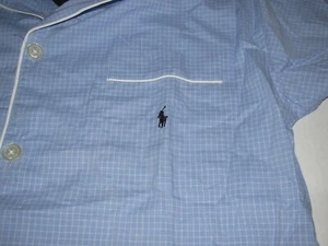 Polo Ralph Lauren Sleepwear Pajama Button Up Top Size Small/Medium Sleeping - Picture 1 of 4