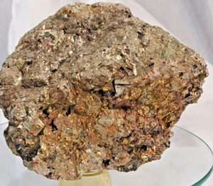 8 Pfund grober Pyrit "Narrengold" mit Erz Brasilien 3668 Gramm - Bild 1 von 18