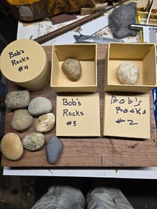 Bob's Authantic Maine Whiskey Stones and Burnishing Stones or Rocks - Picture 1 of 1