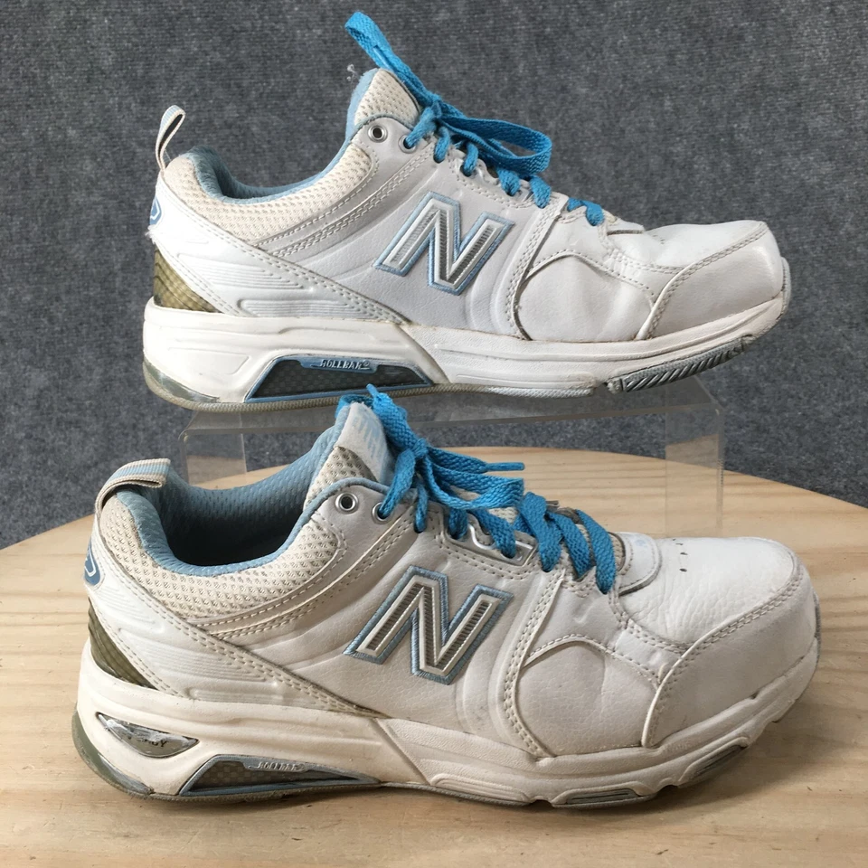 Tênis New Balance Feminino 9 Cross Training Branco WX857WB Couro Sintético - Imagem 1 de 4