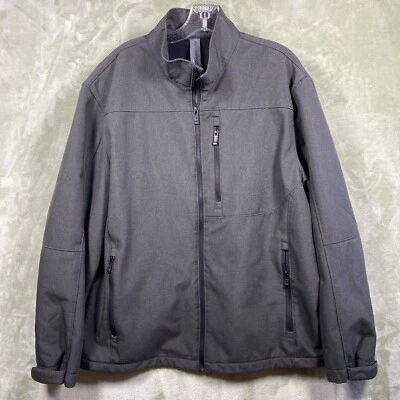 Weatherproof Men's Full Zip Green Softshell Jacket Coat Size XL Fleece Lined - Image 1 of 4