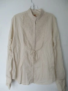 Camicetta donna Twill Twenty Two taglia L cotone manica lunga bottoni davanti - Foto 1 di 12