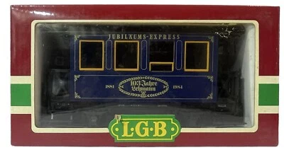 NIB LGB 1984 G Scale Jahreswagen Passenger Car Jubilaums Express Lehman - Image 1 of 4