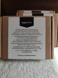 12 each Amazon Basics AAAA High-Performance Alkaline Batteries 6/2024 - Picture 1 of 2