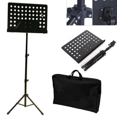 Leggio Musicale Proel RSM700 - Altezza Regolabile, Poggia Spartiti Forato, Con Borsa Trasporto, Nero - Foto 3