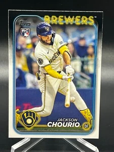 2024 Topps Serie 2 Jackson Chourio impresión corta variación #698 Brewers RC "C" - Imagen 1 de 2