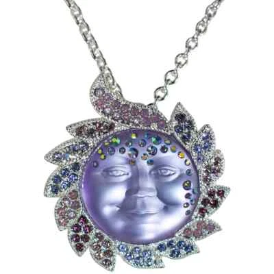 Collar Kirks Folly Goddess Seaview Luna Divino Ombre Tono Plateado Esterlina Foto 1 de 3