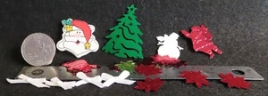 Christmas Table Tree Wreath Reindeer Wall Confetti Decor AS IS 1:12 Mini 8452 - Bild 1 von 3