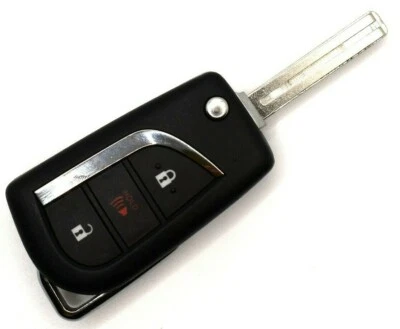  OEM Toyota C-HR 2020 Keyless Flip Key Fob Remote MOZB3M2F2L 3 Button CHR - Image 1 of 4