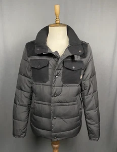Aquasqutum Men's Black Down Insulated Puffer Jacket Size M - Picture 1 of 15