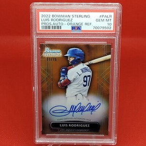 2022 Bowman Sterling Baseball Rookie Prospect Auto's (Pick-A-Player) New 10/8/23