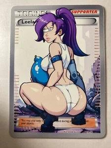 Leela Trading Card - Sexy Adult Anime Waifu Custom Made Trainer | PARODY - Picture 1 of 3