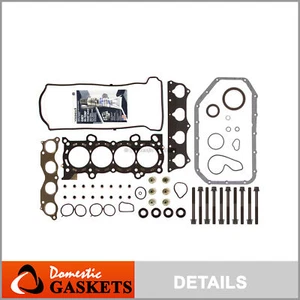 Fits 02-06 Honda CR-V 2.4L DOHC Full Gasket Set Bolts K24A1 - Picture 1 of 10