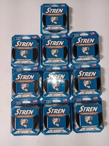 10 Stren Power Knot Monofilament Mixed Sizes (6) 8 lb. (4) 6 lb.  220 yds. Clear - Picture 1 of 1