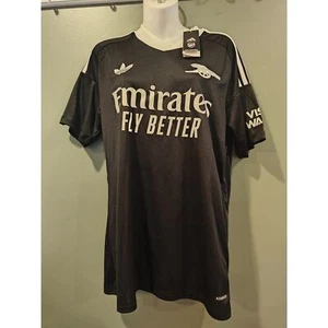 arsenal black jersey adidas Medium - Picture 1 of 2