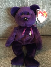 TY Princess Beanie Baby Bear Princess Diana