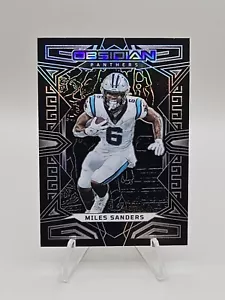 2023 Panini Obsidian MILES SANDERS Silver #15 Panthers🔥🔥 - Picture 1 of 2