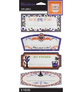 Jolee's Boutique Halloween Traditional Halloween Cup Labels #570 - Picture 1 of 1