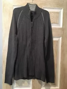 New INC Men Jacket, SIZE XL, Grey, Long Sleeve, Zipper - Picture 1 of 6
