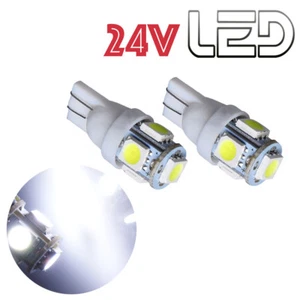 2 Bombillas W5W T10 LED 24V BLANCO Camión Para SCANIA IVECO MAN MERCEDES - Bild 1 von 2