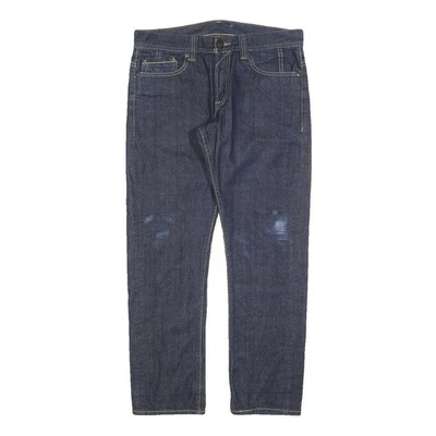 LEVI'S 511 Slim Mens Jeans Blue Slim Skinny Denim Raw W33 L30 Classic Fit - Image 1 of 4