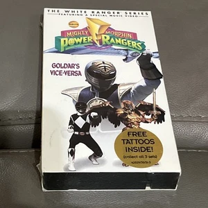 Mighty Morphin Power Rangers Goldar's Vice Versa VHS White Ranger Series Sealed - Picture 1 of 2