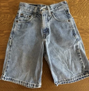 Boys Levi’s Straus Jeans Shorts loose fit Size 8 Slim 569 light blue denim - Picture 1 of 8