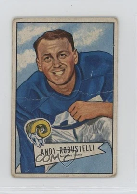 1952 Bowman Small Andy Robustelli #85 Rookie RC HOF - Image 1 of 2