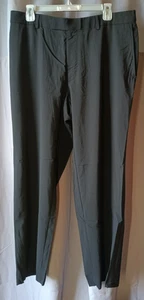 Hugo Boss Mens Modern fit Suit Dress Pants 34 Waist Black Check Stretch - Picture 1 of 12