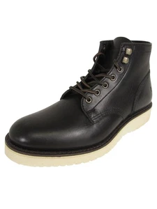 $368 Frye Stivaletti da uomo Freeman Midlace in pelle, nero, US 9 - Foto 1 di 8