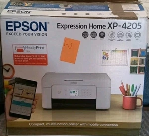 Epson Expression Home XP-4205 stampante multifunzione a getto d'inchiostro wireless XL inchiostro - bianco - Foto 1 di 3