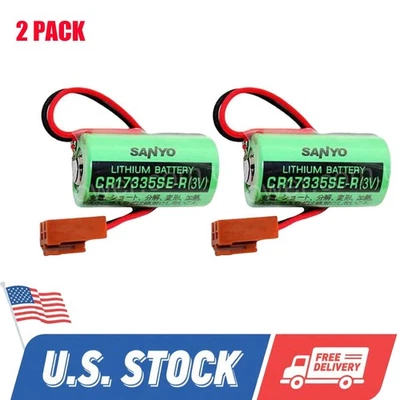 2-X para batería de litio Sanyo CR17335SE-R 3 voltios, aplicador industrial y de memoria Foto 1 de 4