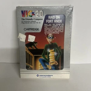 New Sealed VIC-20 Raid on Fort Knox Cartridge Rare - Photo 1/6